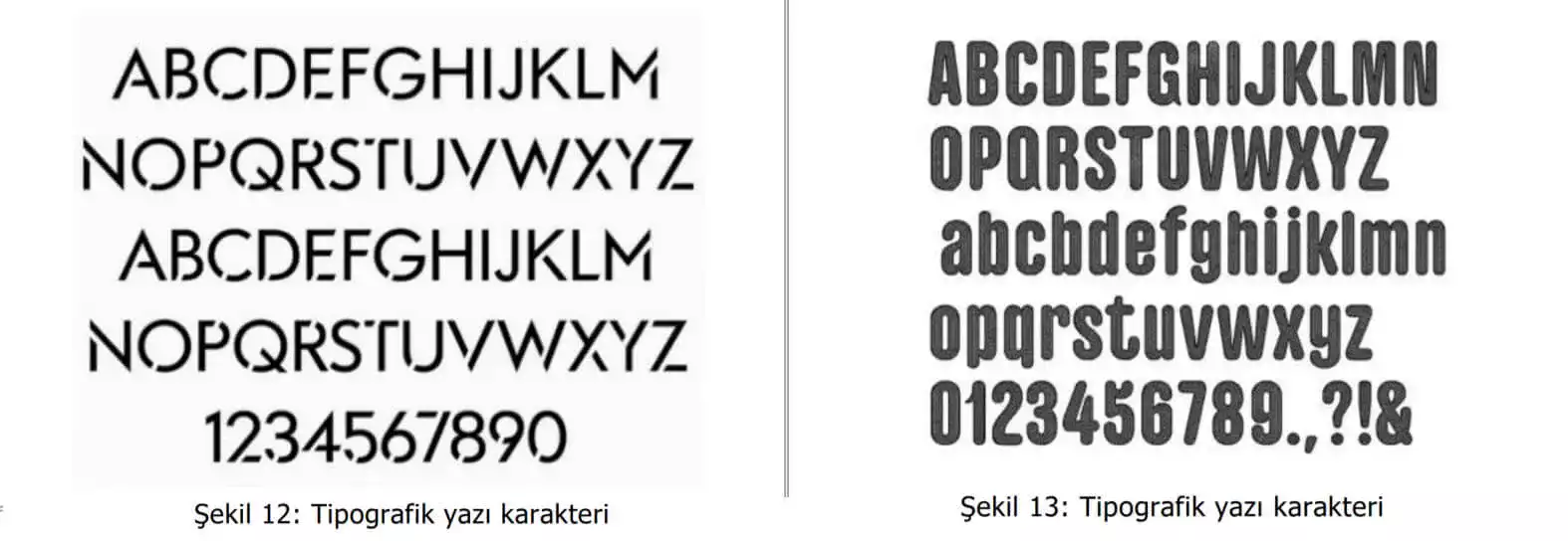 tipografik yazı karakter örnekleri-Antalya Tasarım
